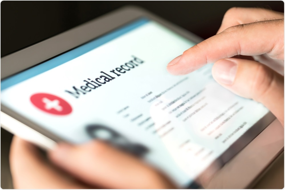 Medical records on tablet By Tero Vesalainen