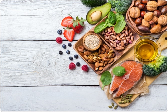 Fruit, veg and fish - healthy foods that can help reduce the risk of cancer - photo taken by Antonina Vlasova Fruit, veg and fish - healthy foods that can help reduce the risk of cancer - photo taken by Antonina Vlasova