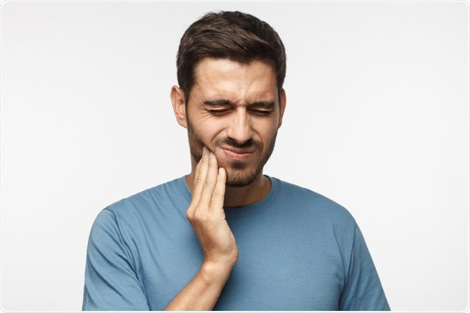 Toothache - a picture by Damir Khabirov A man with toothache - a picture by Damir Khabirov