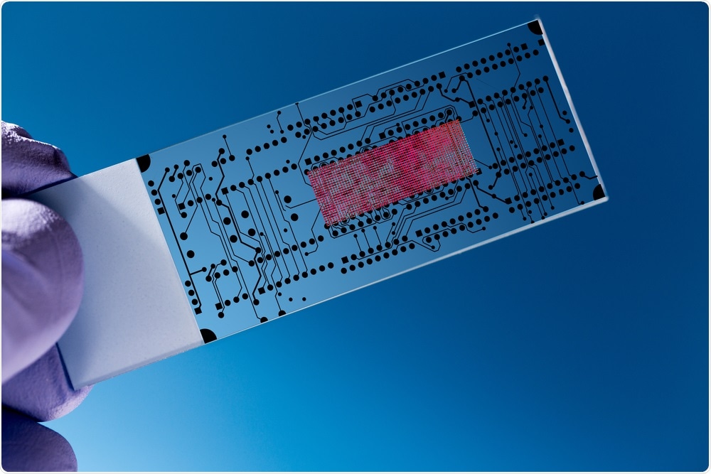 Illustration of a nanophotonic chip - By science photo