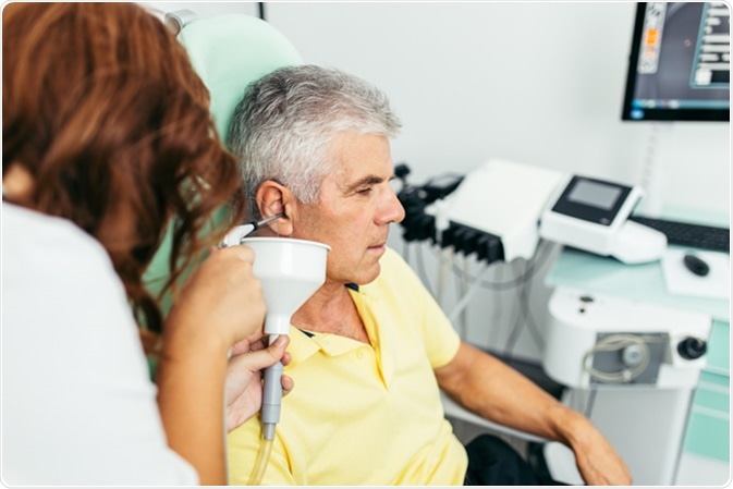 Ear irrigation and earwax removal. - Image Credit: DuxX / Shutterstock