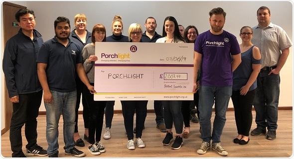 Kent-based medical device manufacturer raises £2000 to help the homeless Kent-based medical device manufacturer raises £2000 to help the homeless