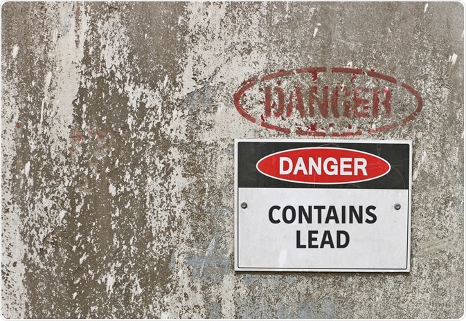 Lead warning sign Lead warning sign