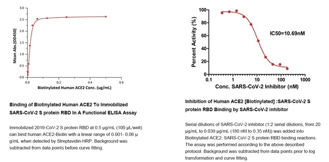 Data derived from using the ‘SARS-CoV-2 Inhibitor Screening Kit’. Data derived from using the ‘SARS-CoV-2 Inhibitor Screening Kit’.