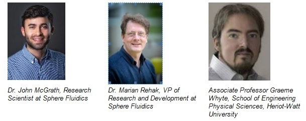 Sphere Fluidics and Heriot-Watt University collaborate to develop next generation droplet generator instrumentation Sphere Fluidics and Heriot-Watt University collaborate to develop next generation droplet generator instrumentation