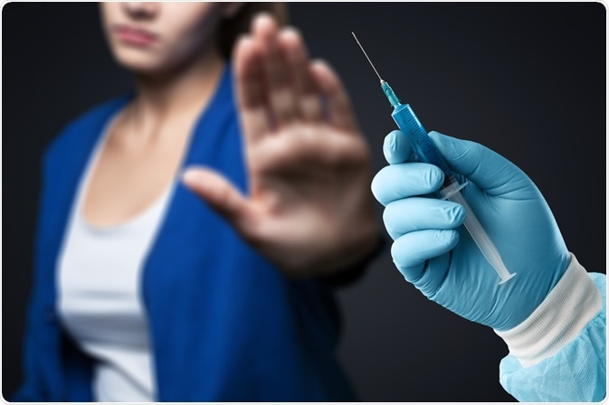 Anti-vax Concept Anti-vax Concept