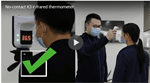 K3 infrared wall-mounted thermometer