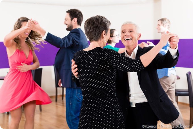 Partner dance class