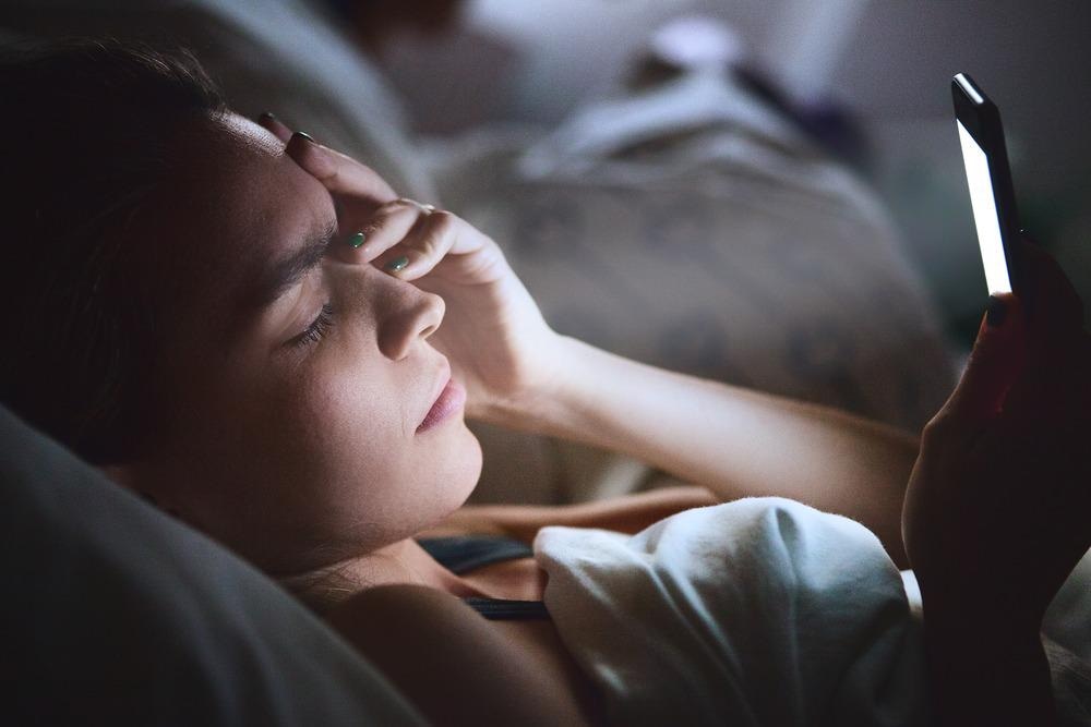 Phone in Bed