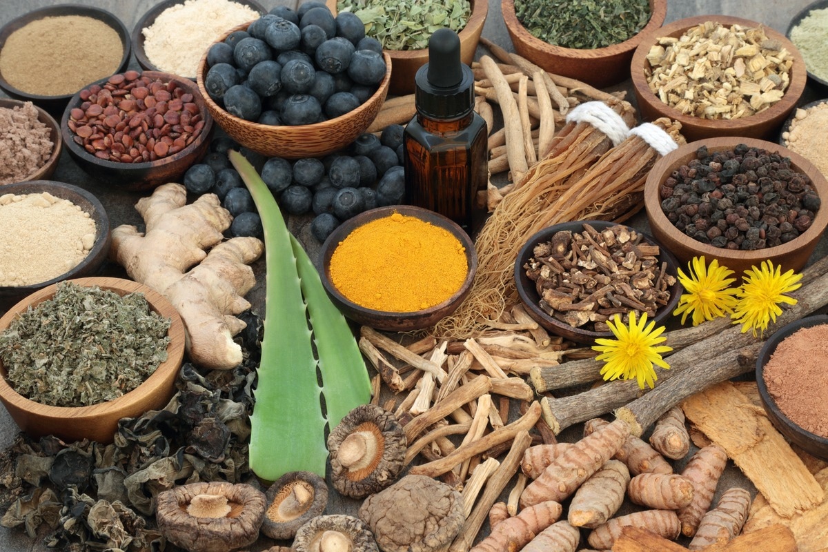 Adaptogenic foods. Image: marilyn barbone/Shutterstock