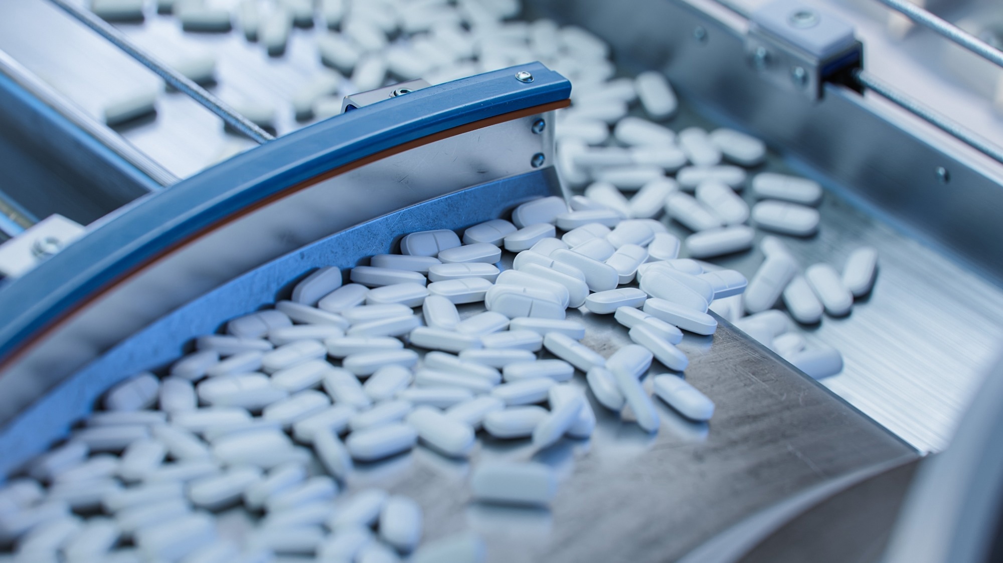 Picture of pharmaceutical manufacture line