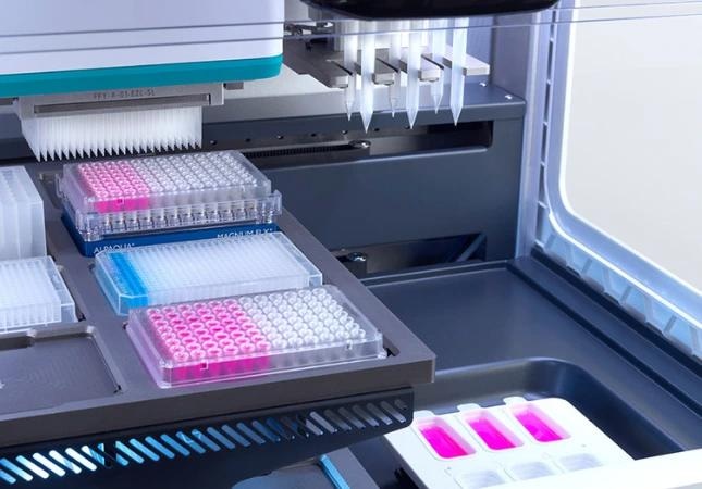 Using automated liquid handling for efficient lab developed testing Using automated liquid handling for efficient lab developed testing