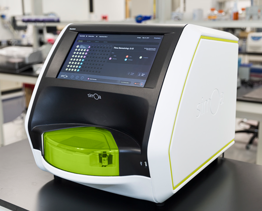 Load assay plate onto SR-X for single molecule detection on Simoa discs