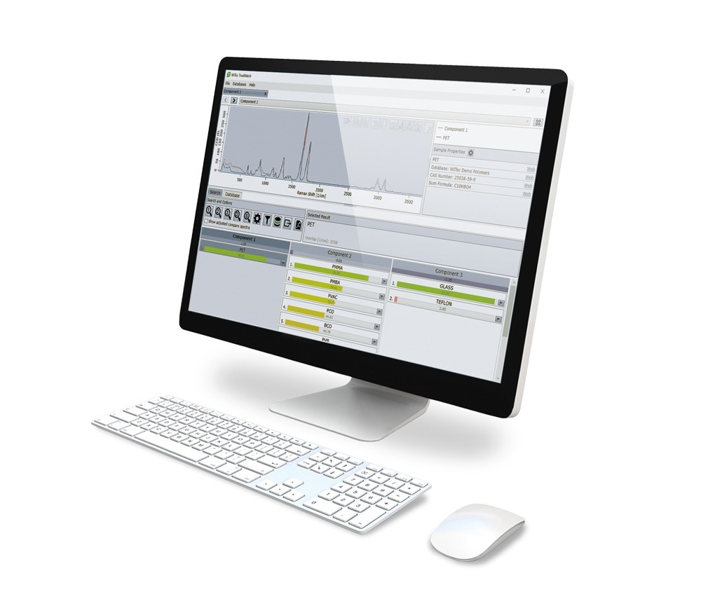 TrueMatch - Raman spectral database management software