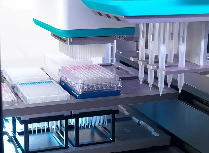 Genomic compact liquid handling with firefly