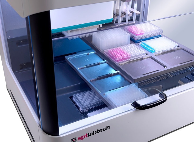 Genomic compact liquid handling with firefly