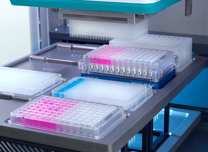 Genomic compact liquid handling with firefly