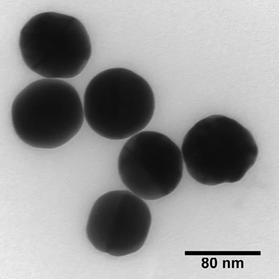 80 nm spherical gold nanoparticles for drug delivery