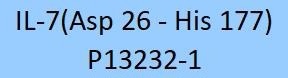 Human IL-7 proteins