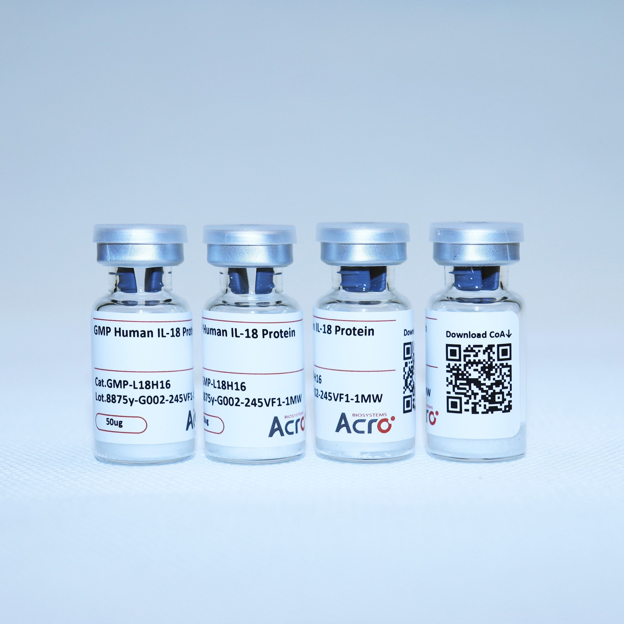 GMP-certified recombinant human IL-18 protein