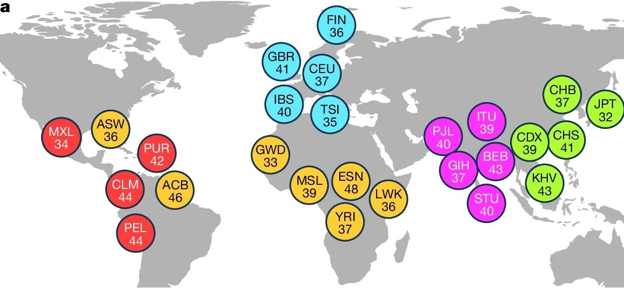 Study: Structural variation in 1,019 diverse humans based on long-read sequencing